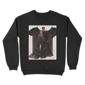 Feyre and Rhysand fanart. Unisex Crewneck Sweatshirt