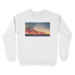 Alternative view of Field of Fire Unisex Crewneck Sweatshirt