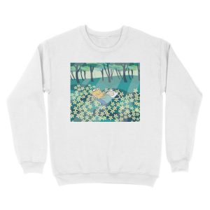 Alternative view of Field of Flowers (Adventure Time) Unisex Crewneck Sweatshirt