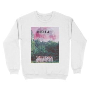 Alternative view of finally introducing: loona / 이달의 Unisex Crewneck Sweatshirt