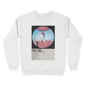 Alternative view of Fineline Polaroid Unisex Crewneck Sweatshirt