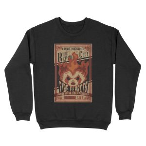 Fire Ferrets Vintage Boxing Unisex Crewneck Sweatshirt