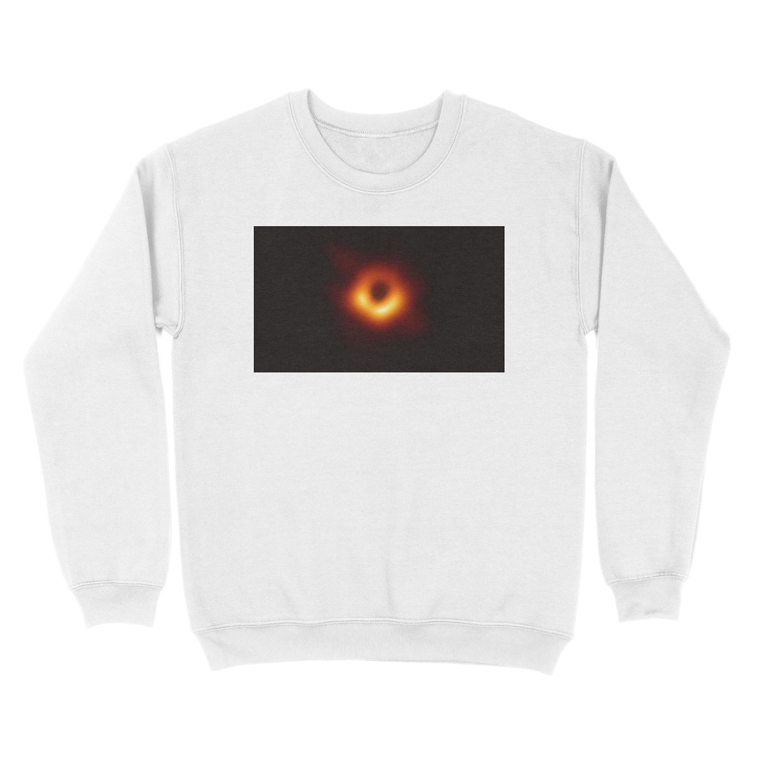 First Ever Image of a Black Hole (8K Resolution) Unisex Crewneck Sweatshirt - Image 2