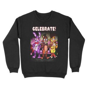 Five Nights At Freddy's - Celebrate! Unisex Crewneck Sweatshirt