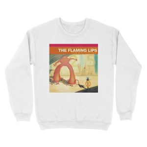Alternative view of Flaming Lips - Yoshimi Battles the Pink Robots Unisex Crewneck Sweatshirt