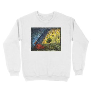 Alternative view of Flammarion Engraving Unisex Crewneck Sweatshirt