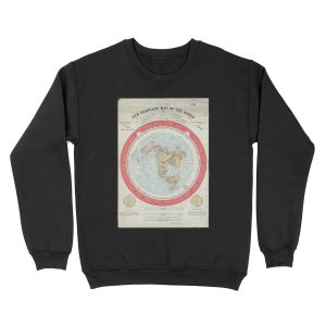 Flat Earth Unisex Crewneck Sweatshirt