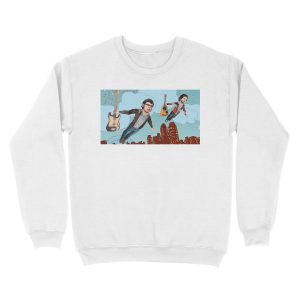 Alternative view of Flight Of The Conchords - Flying Unisex Crewneck Sweatshirt
