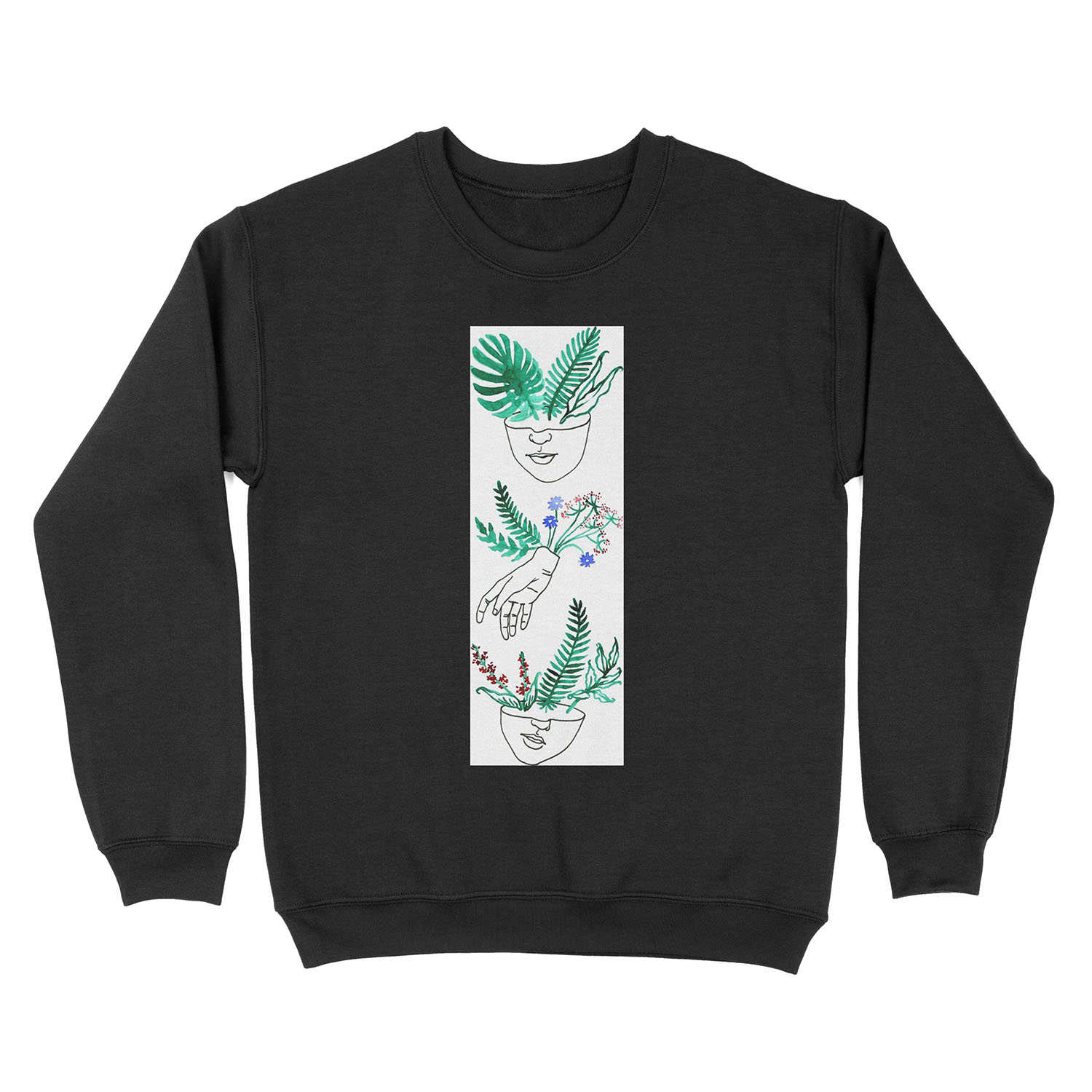 Flora y fauna Unisex Crewneck Sweatshirt