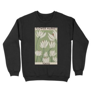 Flower market Unisex Crewneck Sweatshirt