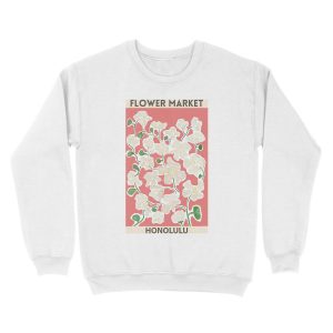 Alternative view of Flower Market - Honolulu Unisex Crewneck Sweatshirt