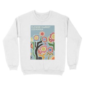 Alternative view of Flower Market - Stockholm Unisex Crewneck Sweatshirt