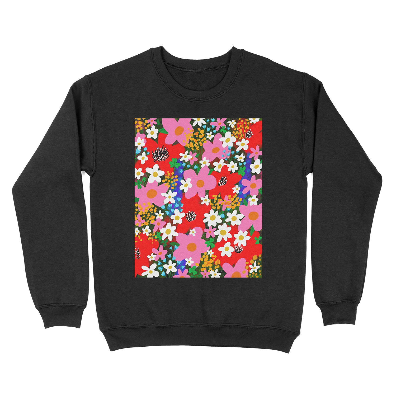 Flower Power! Unisex Crewneck Sweatshirt