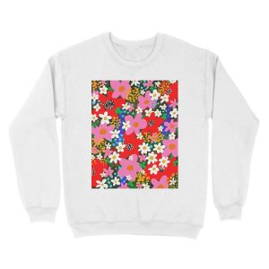 Alternative view of Flower Power! Unisex Crewneck Sweatshirt
