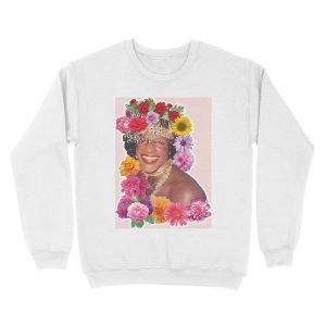 Alternative view of Flowerful Marsha P. Johnson Unisex Crewneck Sweatshirt