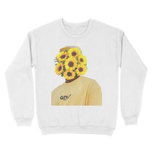 Alternative view of flowers Unisex Crewneck Sweatshirt