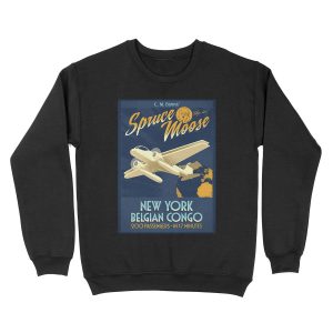 Fly the Spruce Moose Unisex Crewneck Sweatshirt