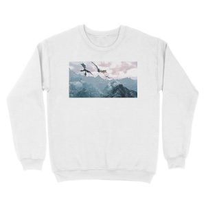 Alternative view of Flying dragon Unisex Crewneck Sweatshirt