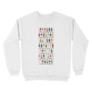 Alternative view of Football Kits of the World Unisex Crewneck Sweatshirt
