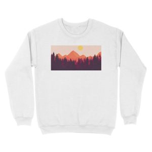 Alternative view of Forest Mountain Horizon Unisex Crewneck Sweatshirt
