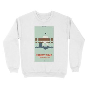 Alternative view of Forrest gump poster Unisex Crewneck Sweatshirt