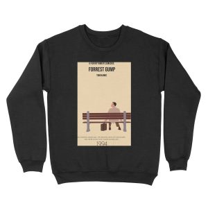 Forrest Gump Minimalist Movie Unisex Crewneck Sweatshirt