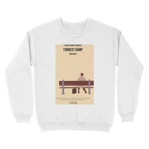 Alternative view of Forrest Gump Minimalist Movie Unisex Crewneck Sweatshirt