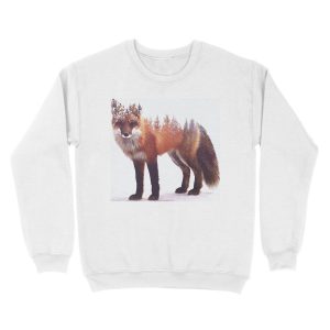Alternative view of fox Unisex Crewneck Sweatshirt