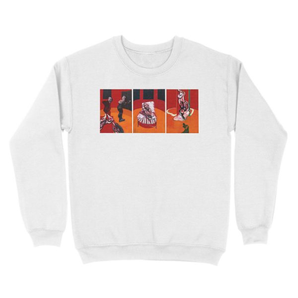 Francis Bacon - Three Studies For A Crucifixion Unisex Crewneck Sweatshirt - Image 2
