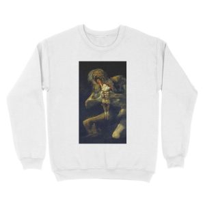 Alternative view of Francisco Goya "Saturn Devouring His Son" Unisex Crewneck Sweatshirt