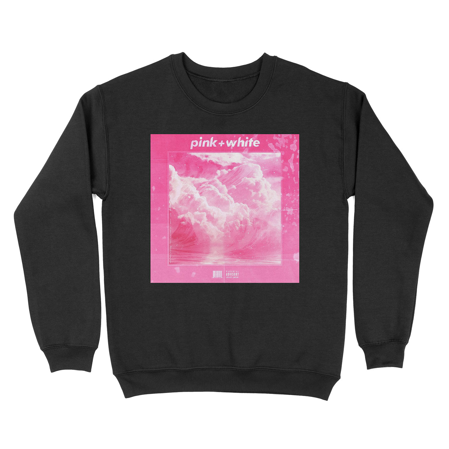 Frank O - Blonde - Pink & White Unisex Crewneck Sweatshirt