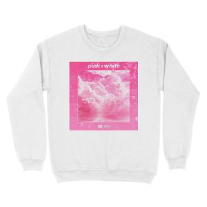 Alternative view of Frank O - Blonde - Pink & White Unisex Crewneck Sweatshirt