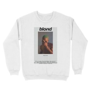 Alternative view of Frank Ocean Blonde Album Unisex Crewneck Sweatshirt