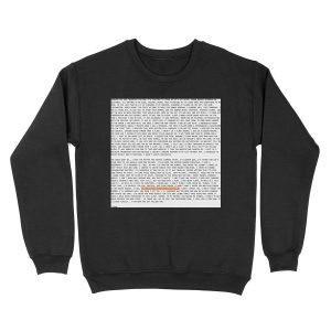 Frank Ocean's Open Letter Unisex Crewneck Sweatshirt