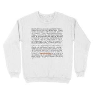 Alternative view of Frank Ocean's Open Letter Unisex Crewneck Sweatshirt