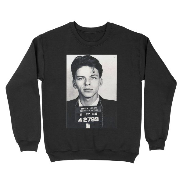 Frank Sinatra Mug Shot Unisex Crewneck Sweatshirt