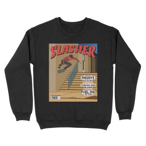 Freddy Slasher Mag Cover Unisex Crewneck Sweatshirt