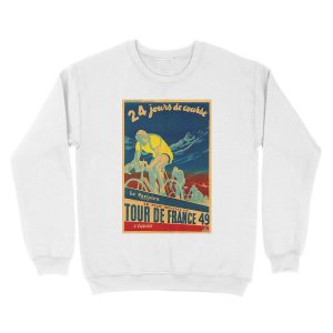Alternative view of French Vintage Tour De France Unisex Crewneck Sweatshirt
