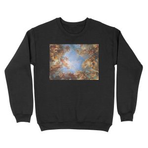 Fresco of Angels in the Palace of Versailles Unisex Crewneck Sweatshirt