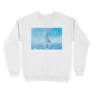 Alternative view of Fresh Air by the Sea Unisex Crewneck Sweatshirt
