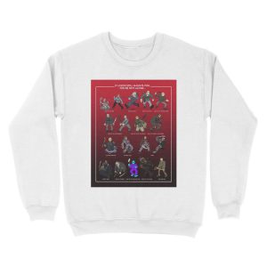 Alternative view of Friday the 13th All Jasons Unisex Crewneck Sweatshirt