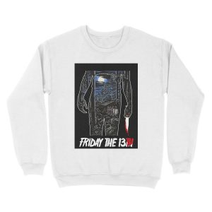 Alternative view of Friday the 13th Movie Unisex Crewneck Sweatshirt