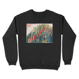 Fritz Lang Metropolis 1927 Sci Fi Film Vintage Movie Unisex Crewneck Sweatshirt