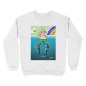 Alternative view of FrontEnd VS BackEnd Unisex Crewneck Sweatshirt