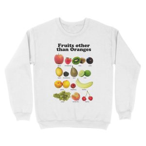 Alternative view of Fruits Other Than Oranges Wall-chart Unisex Crewneck Sweatshirt