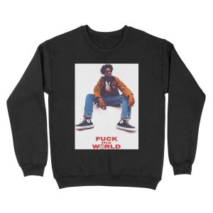 Fuck The World Unisex Crewneck Sweatshirt