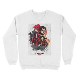 Alternative view of funny money people Unisex Crewneck Sweatshirt