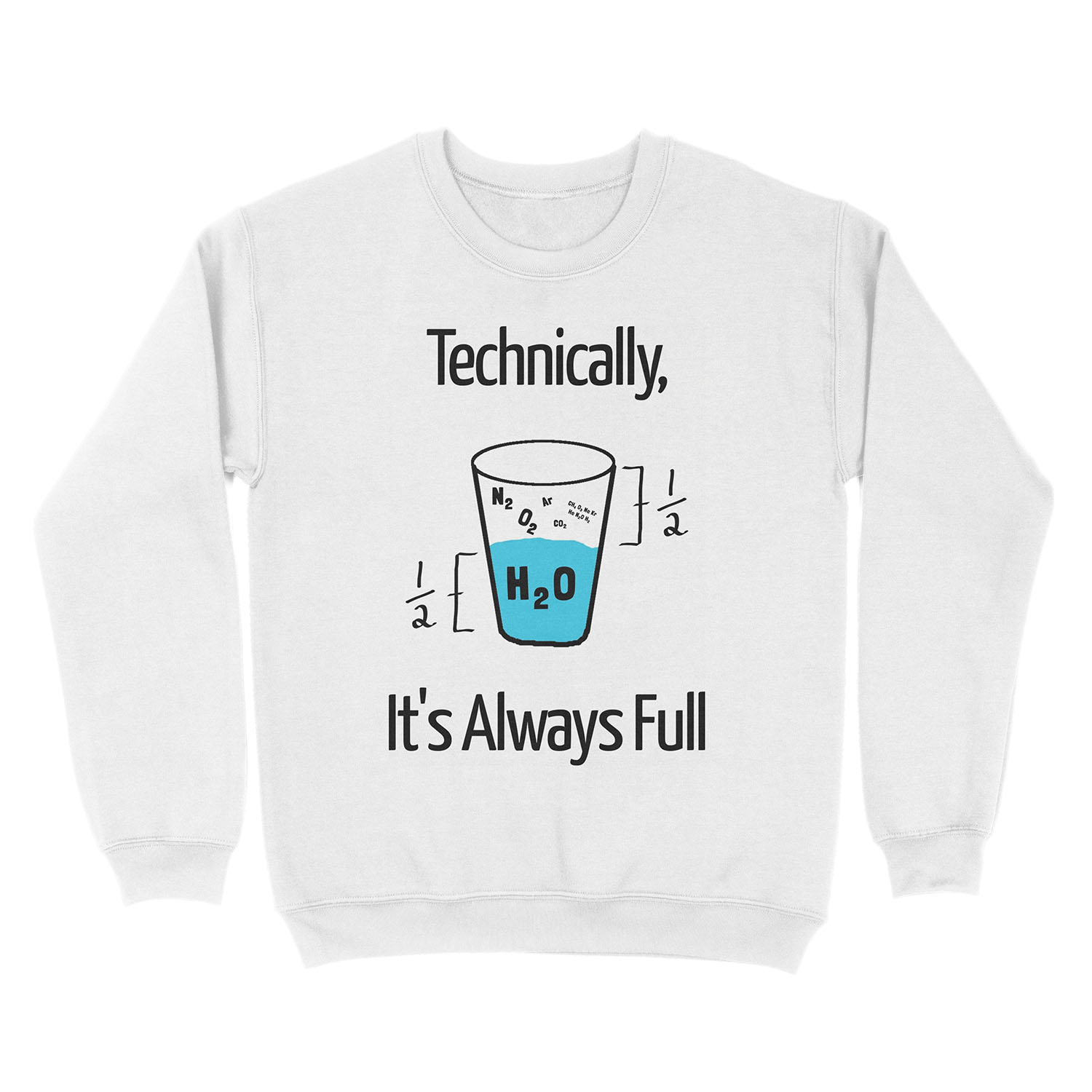 Funny Science Humor Unisex Crewneck Sweatshirt - Image 2