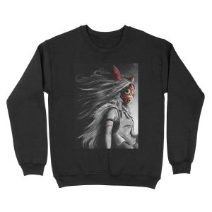 Fury of the Princess Anime Digital Painting Unisex Crewneck Sweatshirt