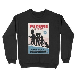 futurama Unisex Crewneck Sweatshirt